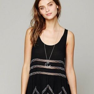 Free People Voile and Lace Slip Dress